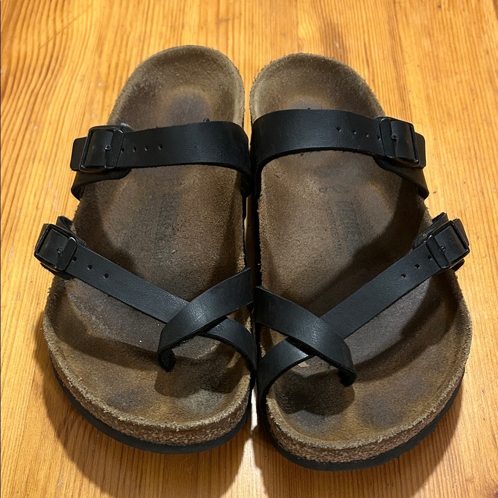 Black Strappy Sandals